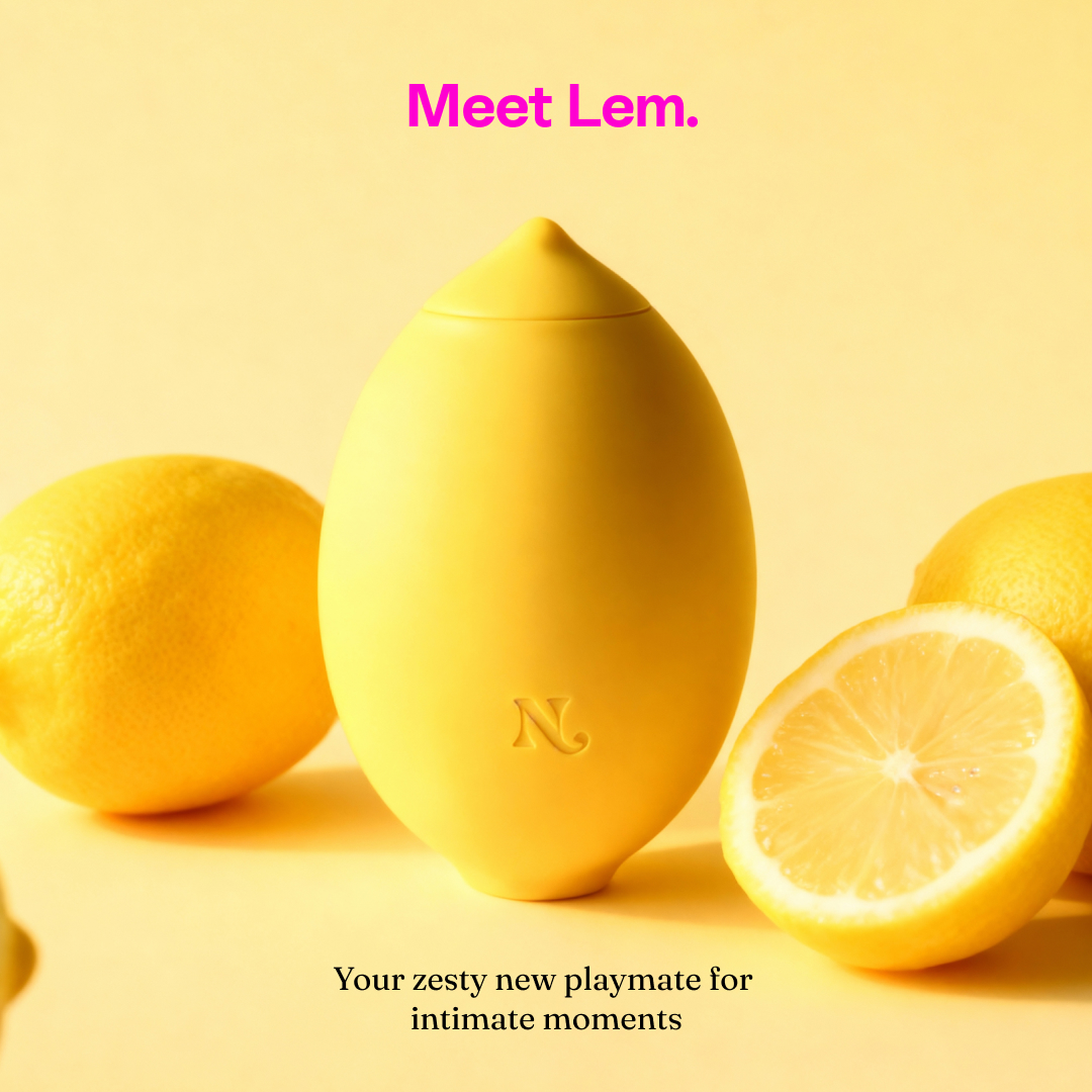Meet Lem by Nancy — your zesty new playmate for personal moments